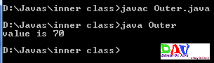 Member inner class in java