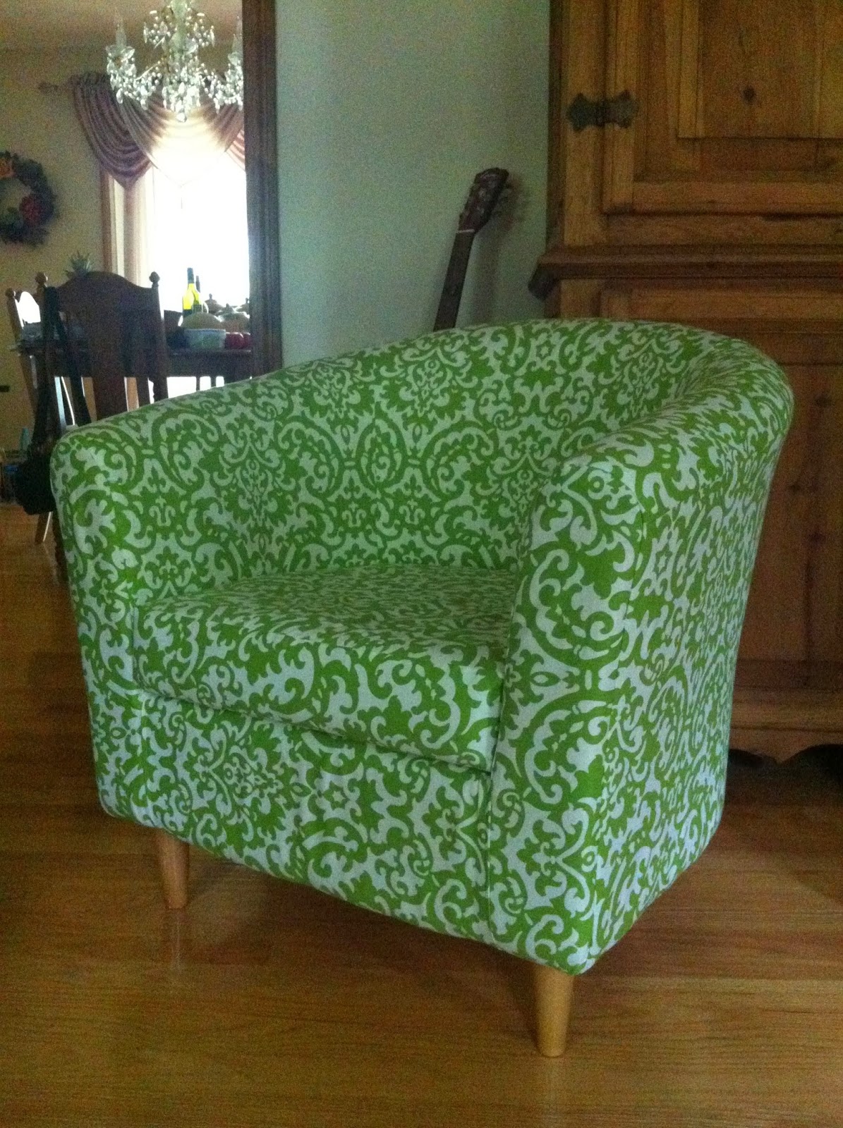 Rain er Shine DIY Ikea Chair Reupholstery