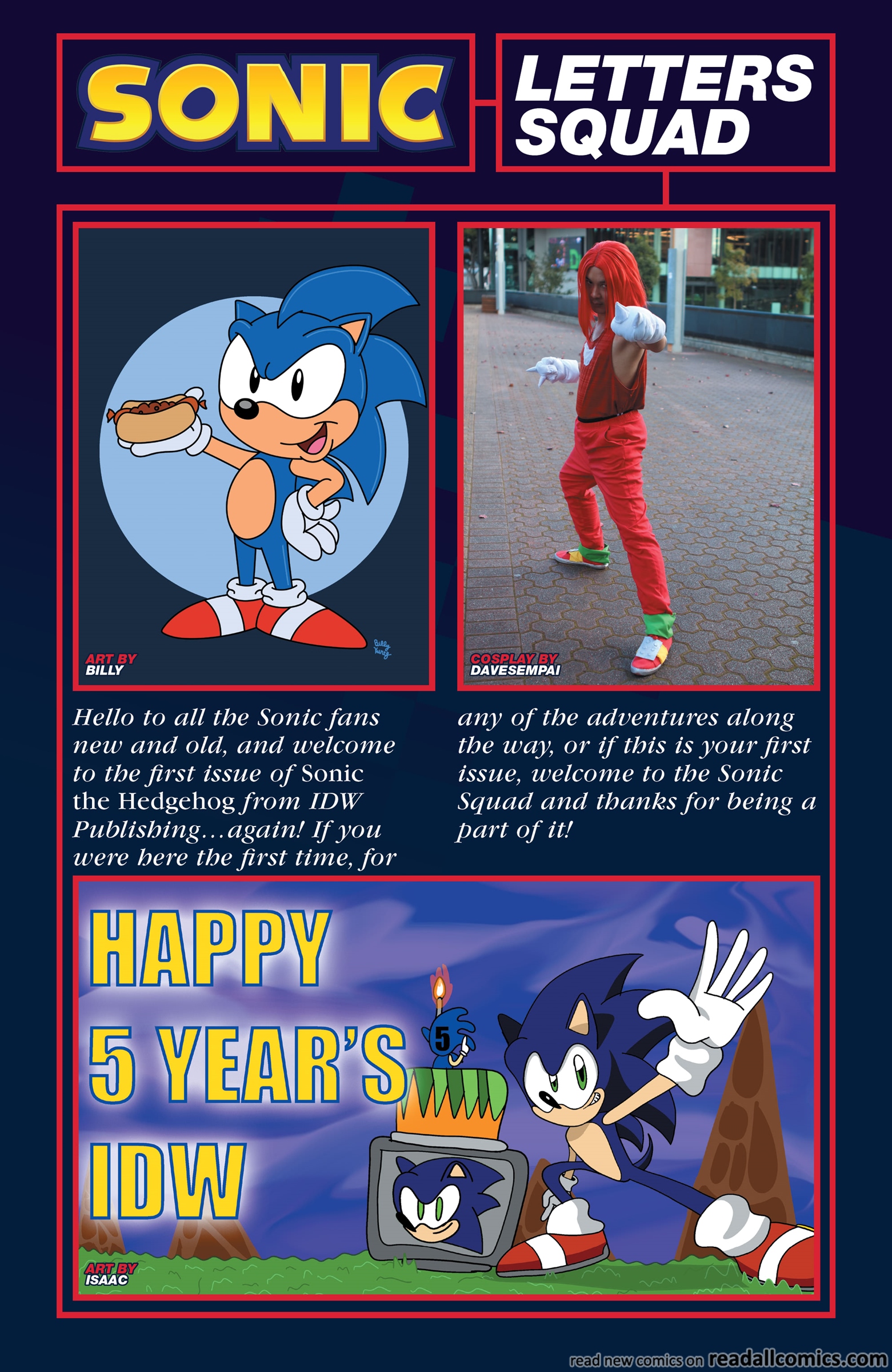 Sonic The Hedgehog .5th Anniversary Edition 001 (2023)