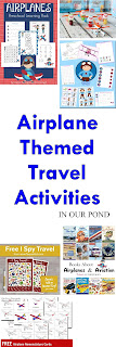 Airplane Themed Travel Activities from In Our Pond