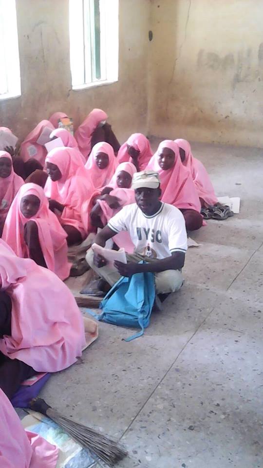 Image result for See The Poor State Of A School In Yobe State Where Students Sit On The Floor. (Photos)