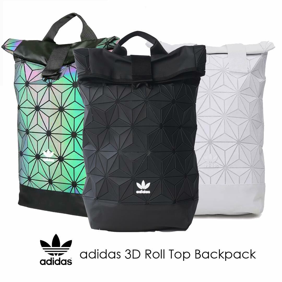 adidas 3d roll top backpack pink