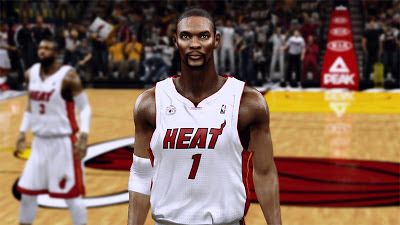 NBA 2K13 Chris Bosh Cyberface Mod