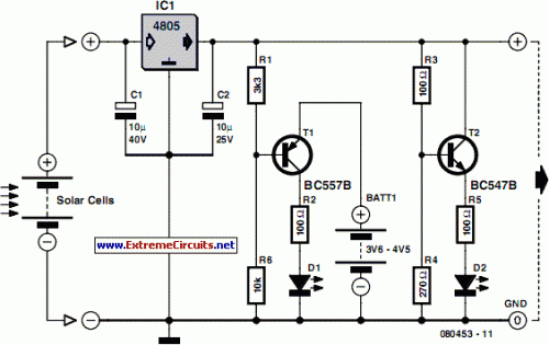 Solar Cell Voltage Regulator - The Circuit auto transformer wiring diagram motor control 
