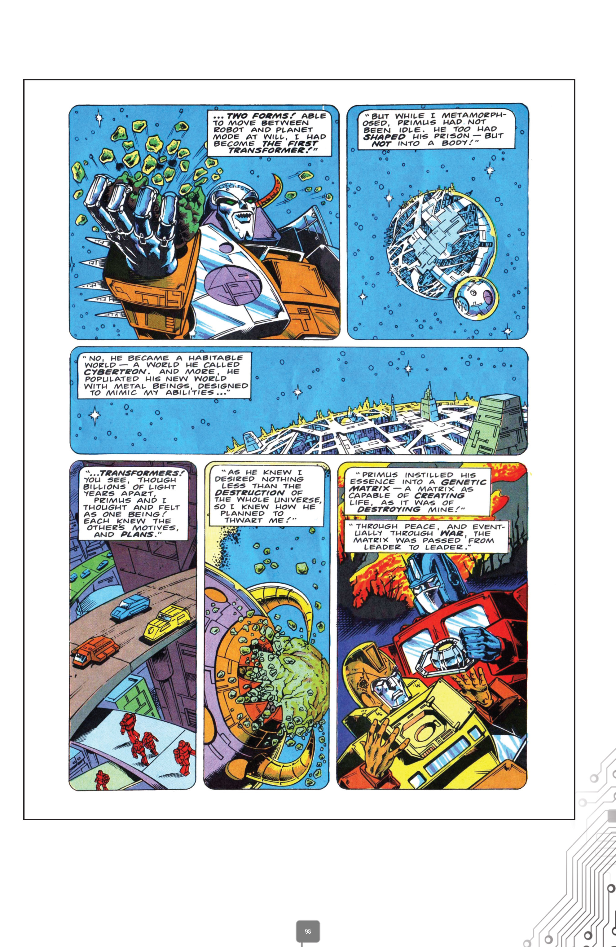 Read online The Transformers Classics UK comic -  Issue # TPB 5 - 99