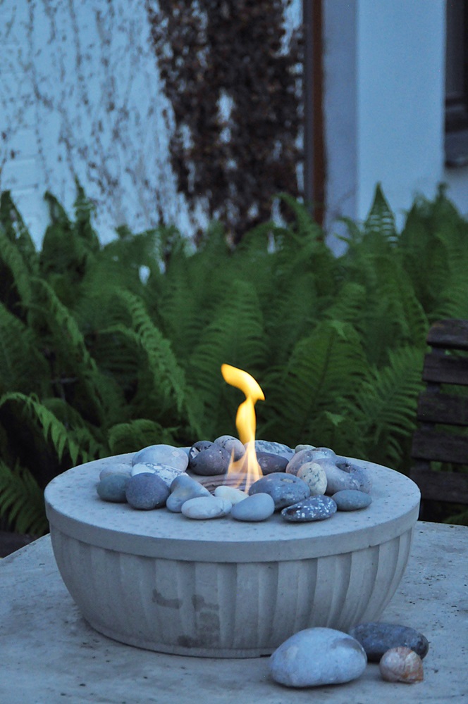 Smillas Wohngefühl: DIY: Feuerschale aus Beton selber giessen