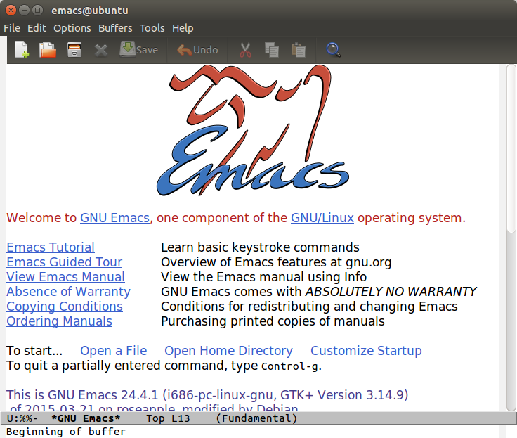 emacs sur ubuntu emacs sur ubuntu