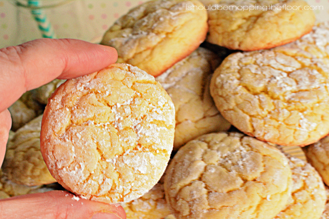 Double Lemon Cake Mix Cookies | Come together in a flash!