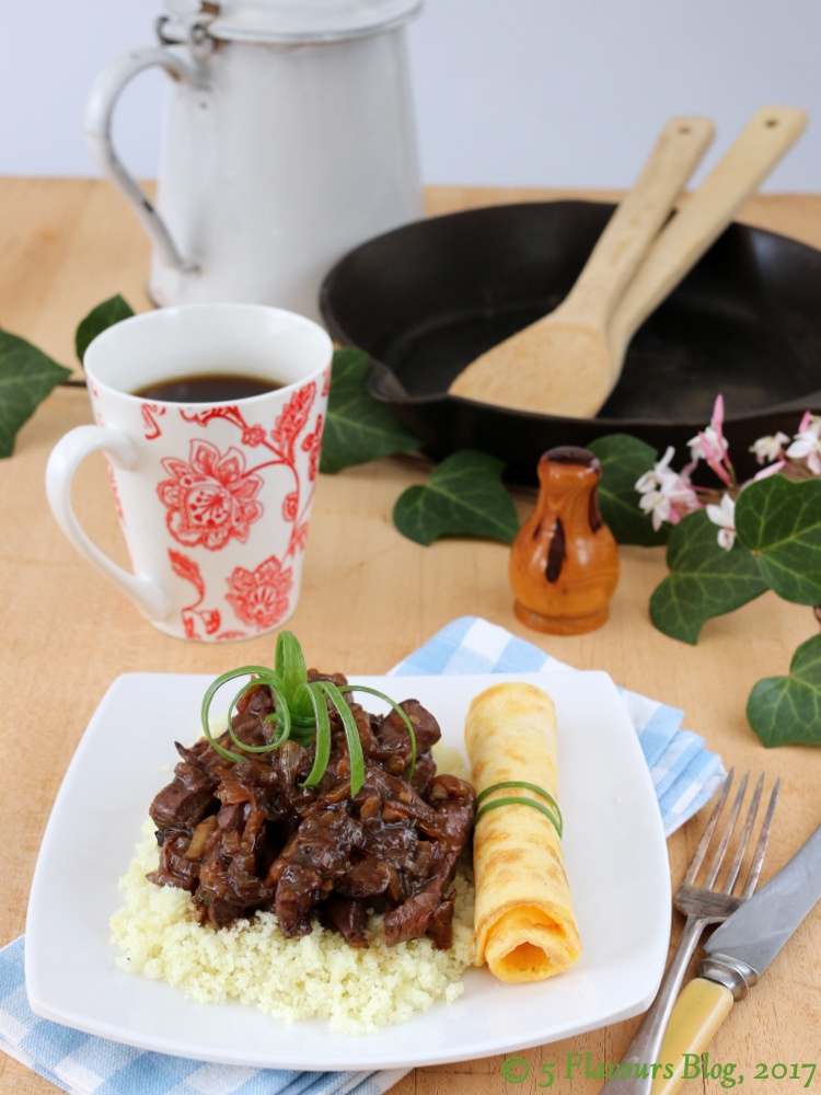 Beef Heart in Brown Onion Gravy
