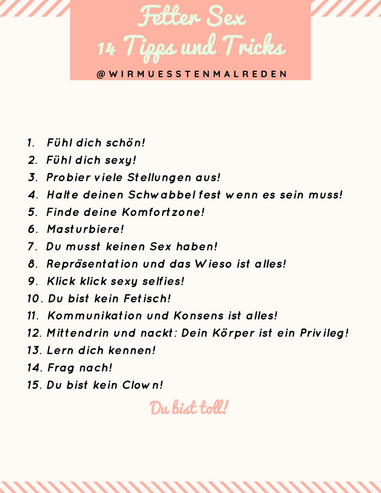 Mein freund sagt ich bin fett