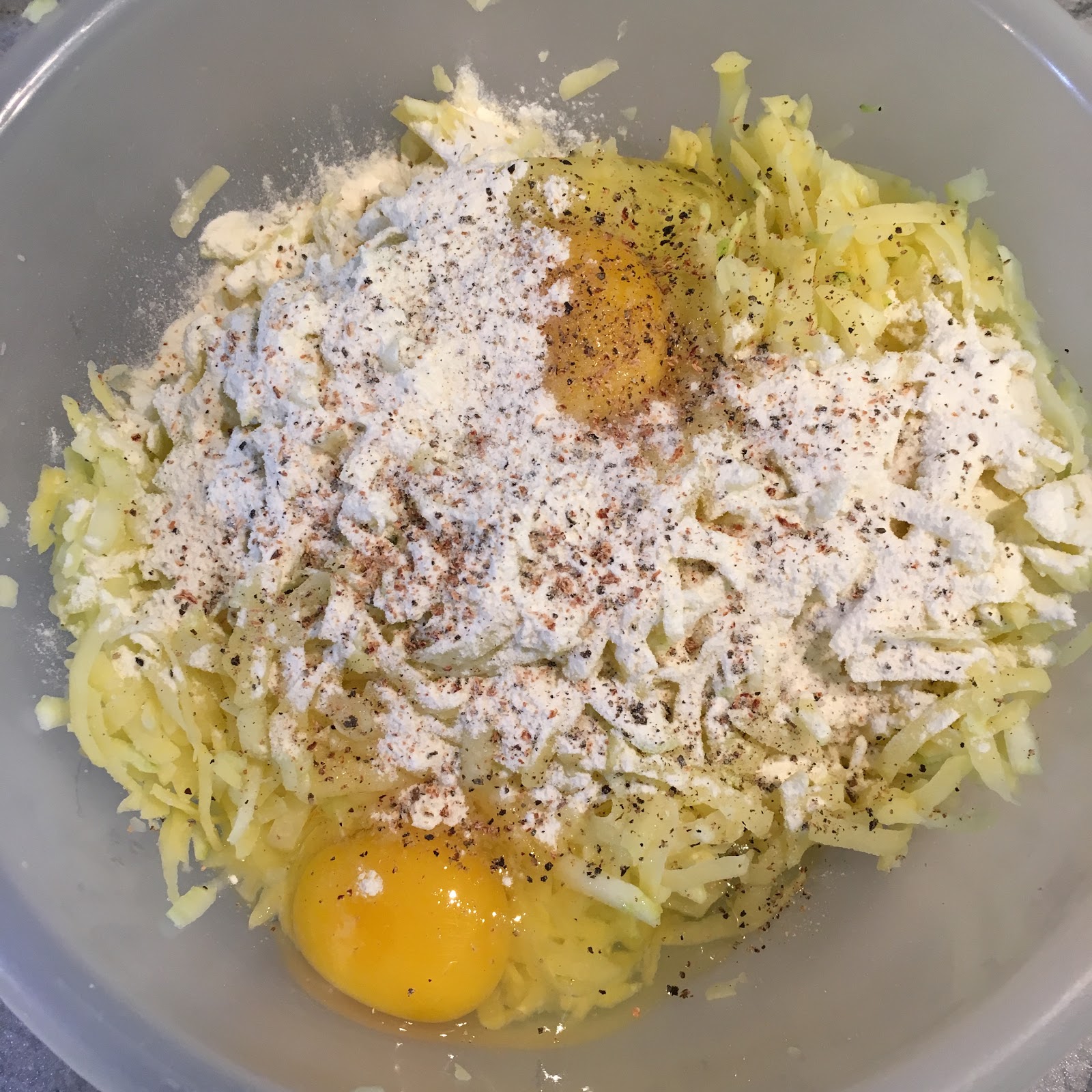 Ein Stück heile Welt : Kartoffel-Zucchini-Rösti