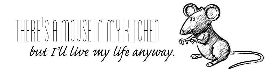 There's a mouse in my kitchen, but I'll live my life anyway