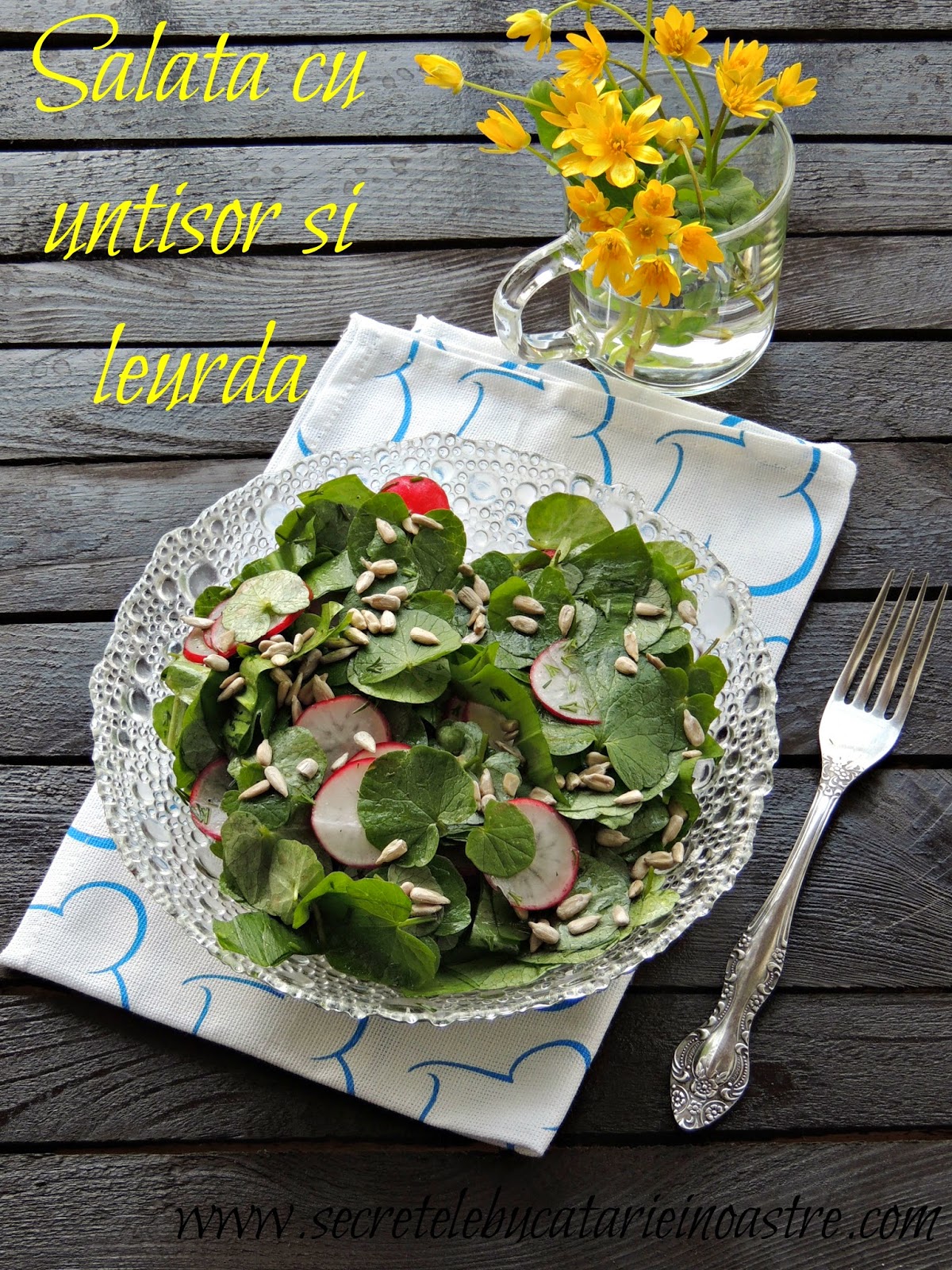 SALATA CU UNTISOR SI LEURDA