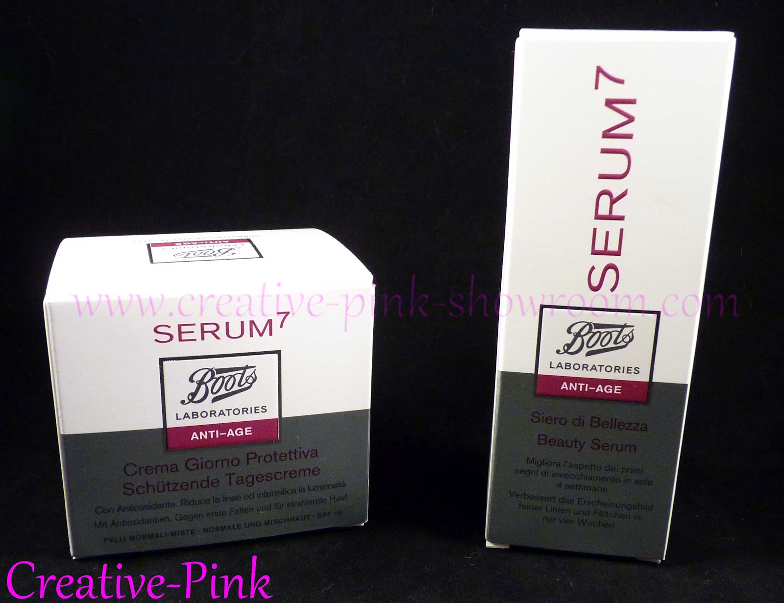 Showroom by CreativePink Serum 7 Schützende Tagescreme und Beauty Serum