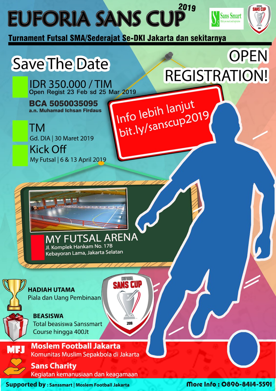Paling Baru Cara Buat Pamflet Turnamen Futsal Little