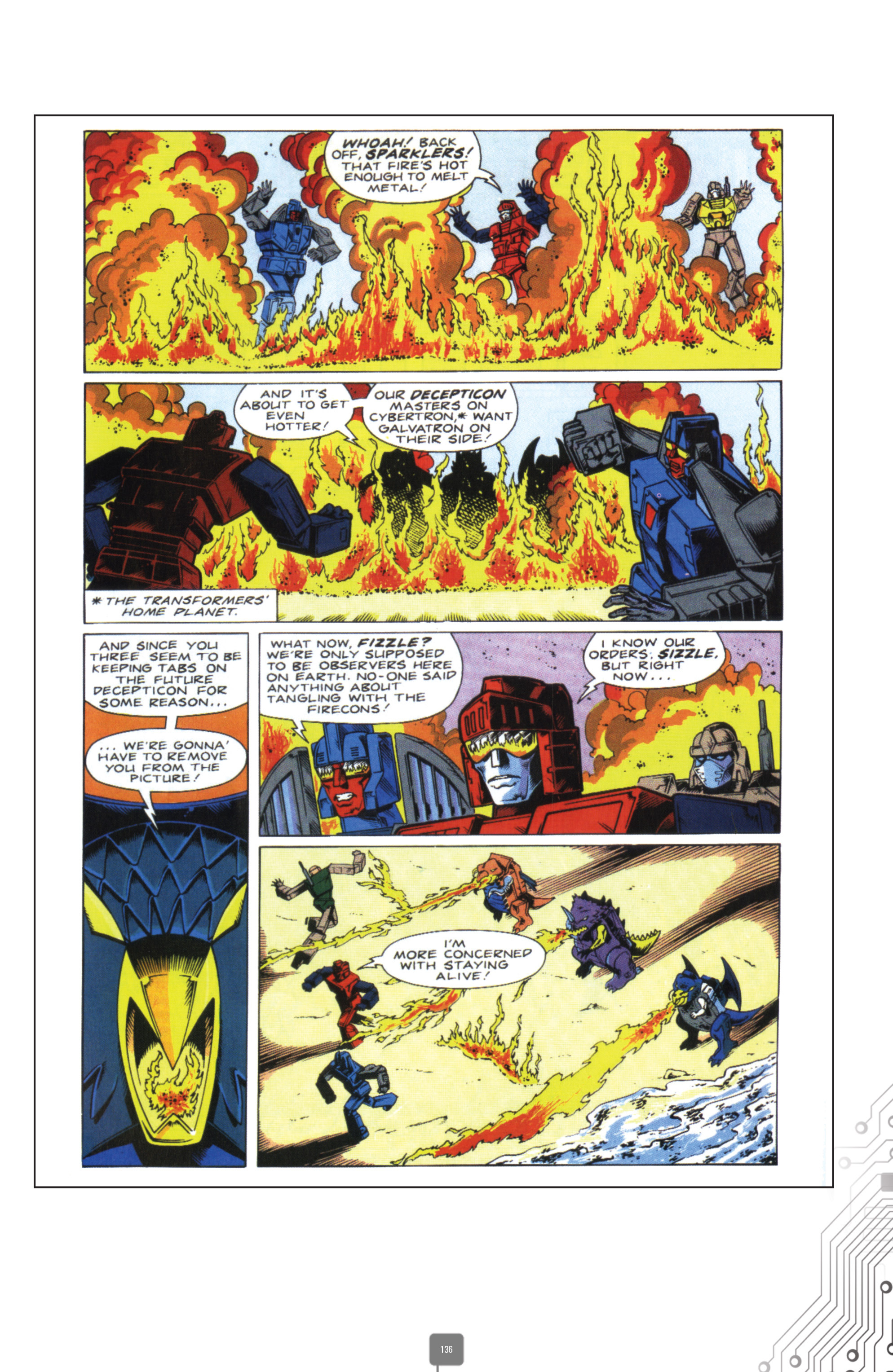 Read online The Transformers Classics UK comic -  Issue # TPB 5 - 136