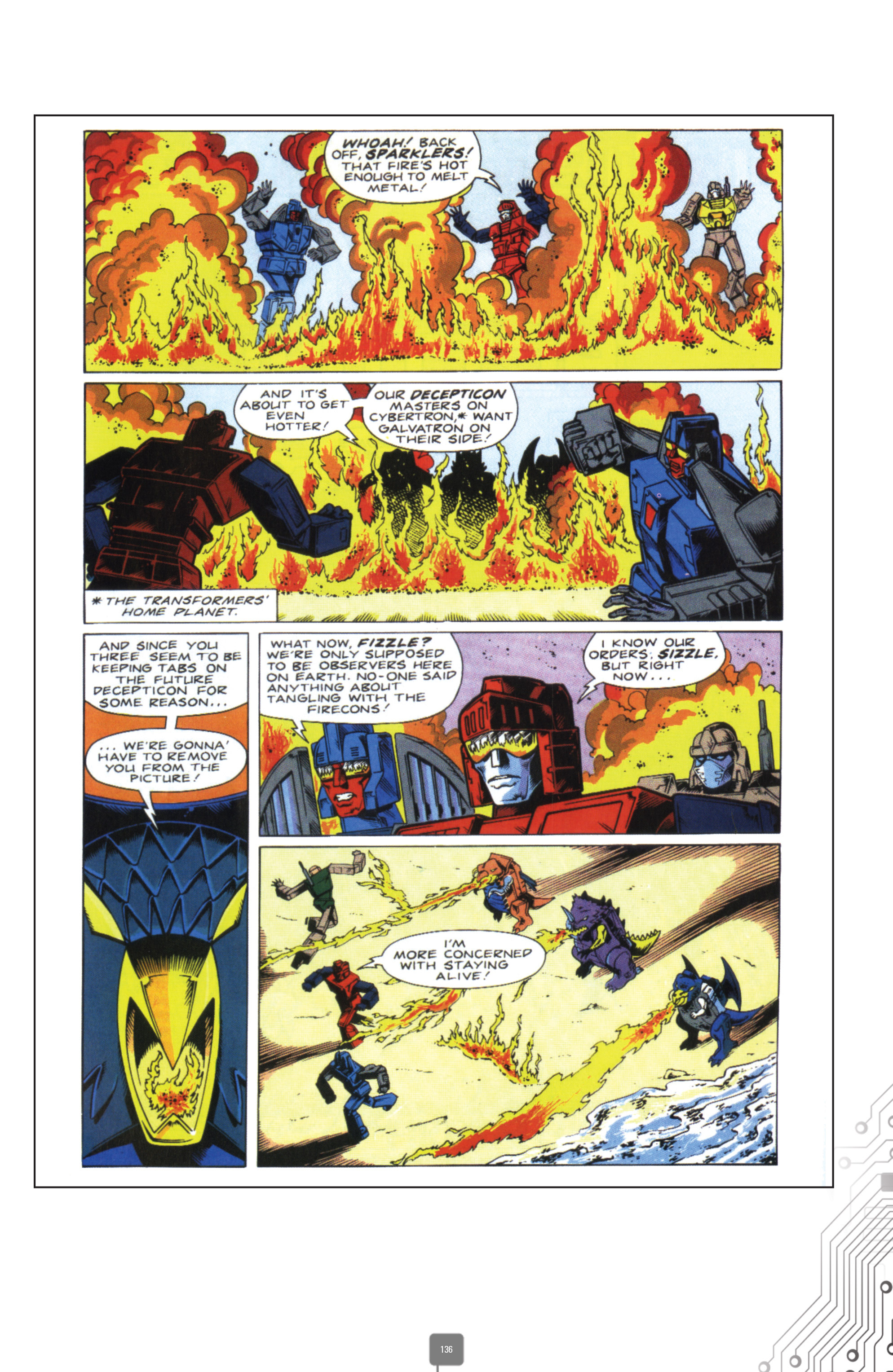 Read online The Transformers Classics UK comic - Issue # TPB 5 - 136