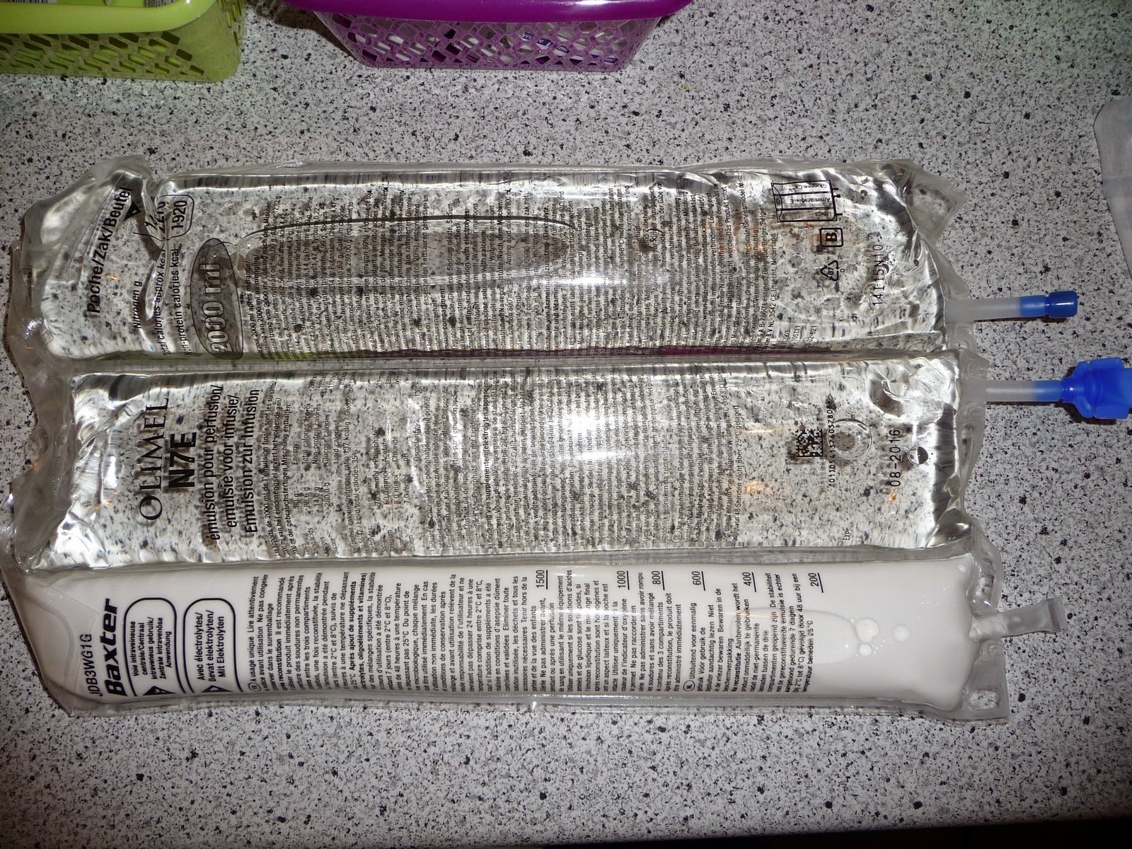 Marathon zonder finish!!: TPV ( Totale Parenterale Voeding)