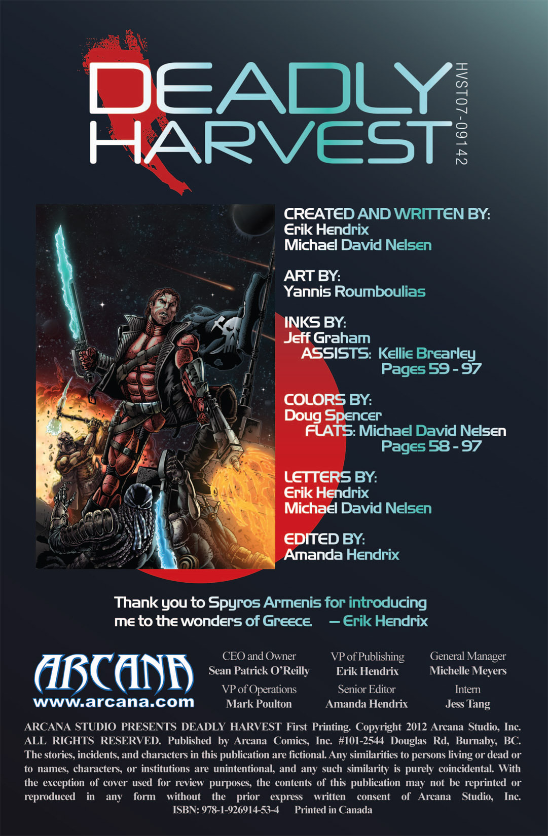 Read online Deadly Harvest comic -  Issue #3 - 2