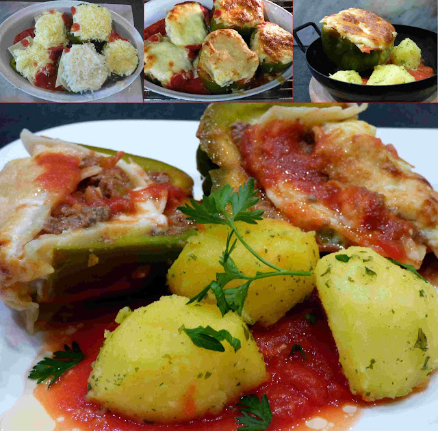 würzige lasagne in paprika