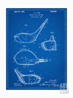 Golf Blue print :: OrganizingMadeFun.com