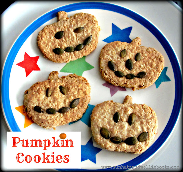 Sun Hats & Wellie Boots Pumpkin Oat Cookies