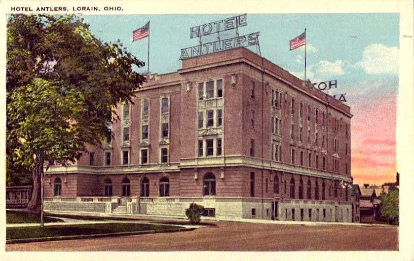 Brady's Bunch of Lorain County Nostalgia Hotel Antlers Then & Now