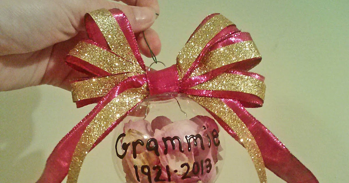 Preserved Flower Keepsake Christmas Ornament