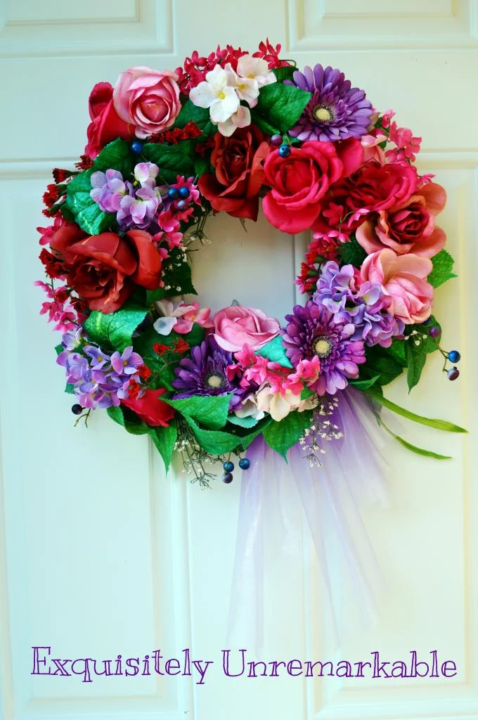 Colorful DIY Spring Wreath