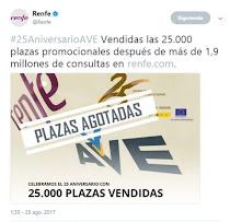 Sigue el desastre de la web de RENFE