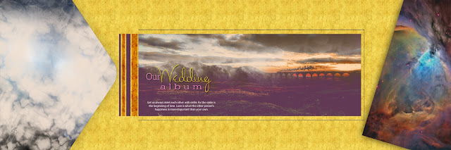 55 Wedding Album Background 12x36 PSD