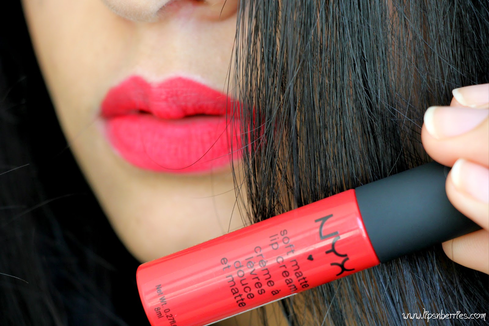 Nyx Soft Matte Lip Cream In 'Amsterdam' Review + Swatches + Fotd ♥ | Lips N  Berries