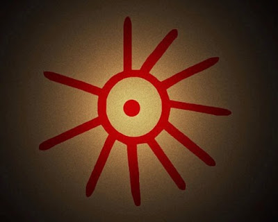 Gravura Rupestre representando o Sol (Boa esperança do Iguaçu - PR)-1