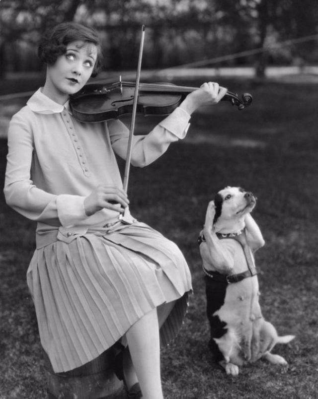 Vintage Photos of People with their pets