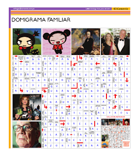 Solución del Dominigrama Familiar del domingo 12 de junio del 2011 Solución del Dominigrama Familiar del domingo 12 de junio del 2011