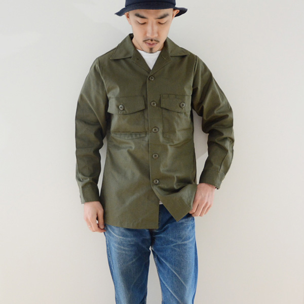 Deadstock 1980s Vintage U.S.ARMY Military Utility Shirt