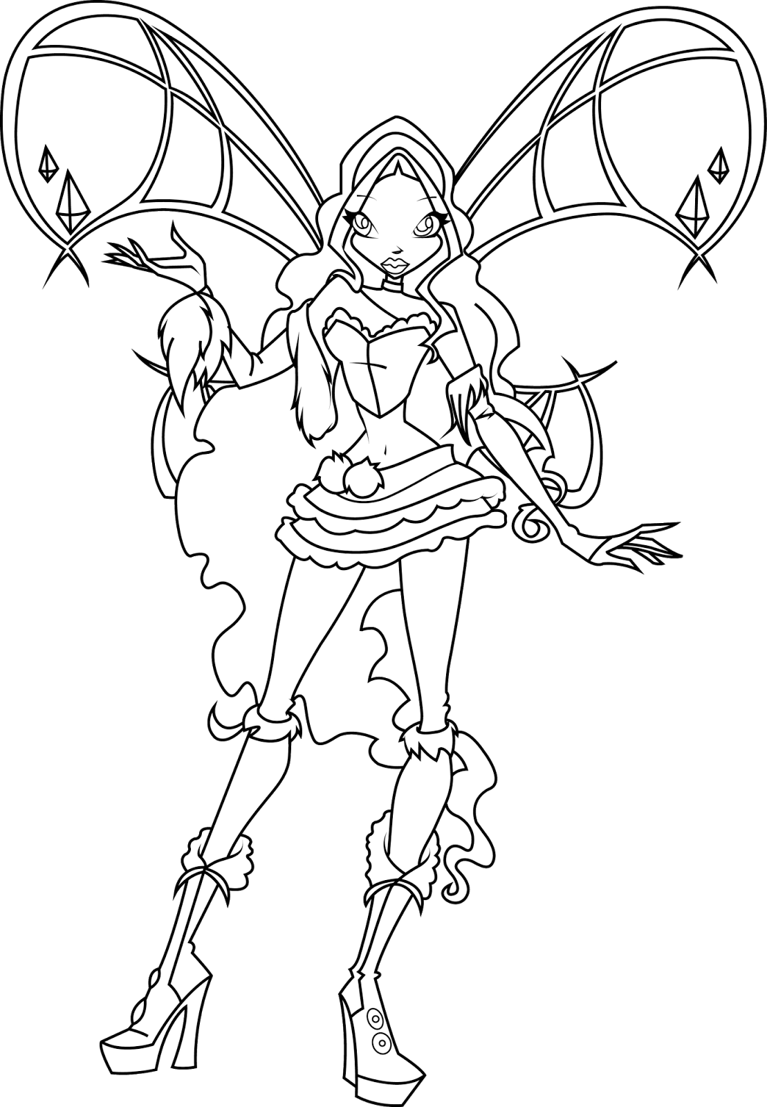 Winx Club Barcelona: Imágenes oficiales de las Winx para colorear