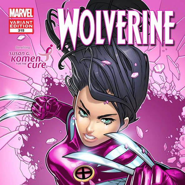 marvel art for susan g komen