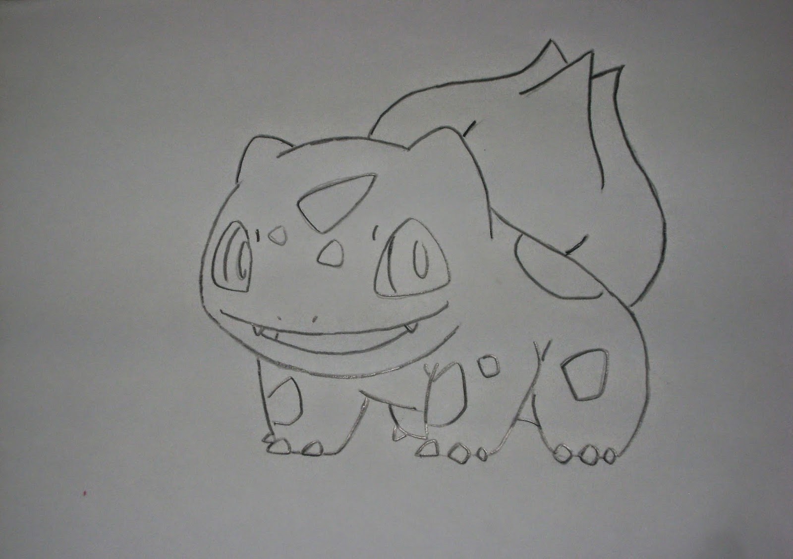 Como desenhar o Pokémon Bulbassauro