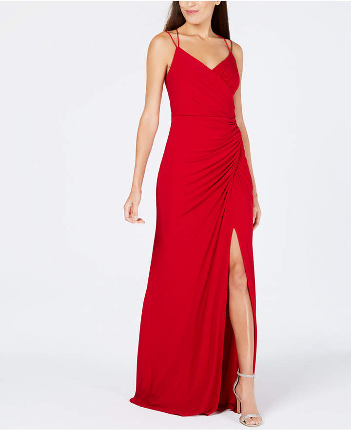Adrianna Papell Ruched Gown
