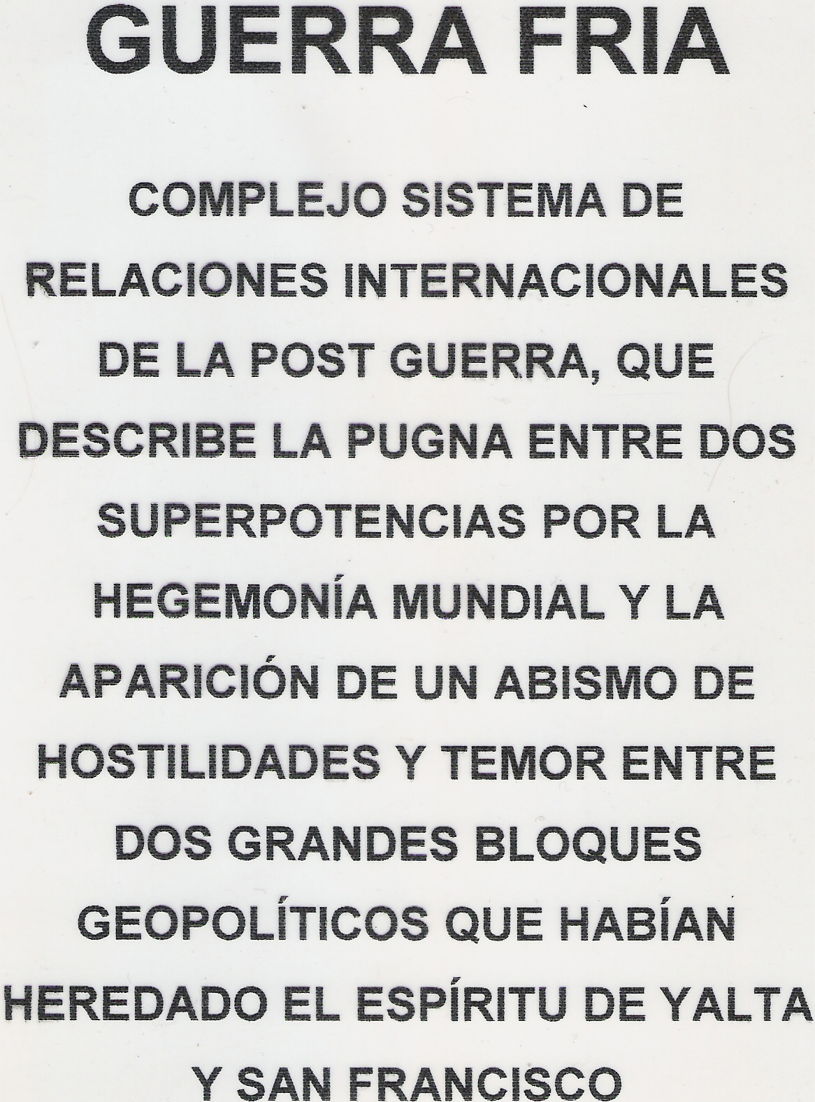 Politica Internacional Argentina GUERRA FR A CONCEPTO PARA OCCIDENTE