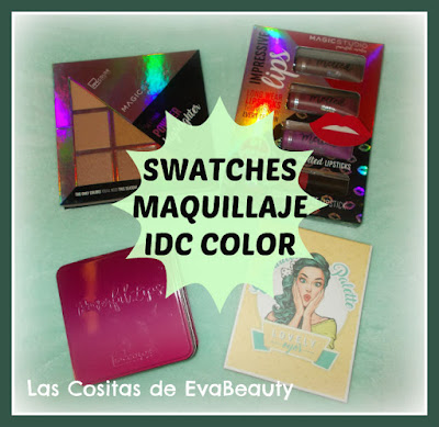 Swatches y Review Maquillaje low cost IDC Color