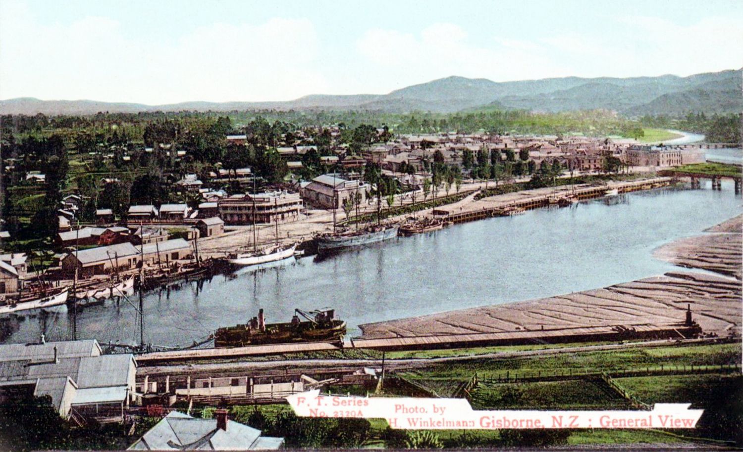 transpress nz Gisborne harbour, 1907