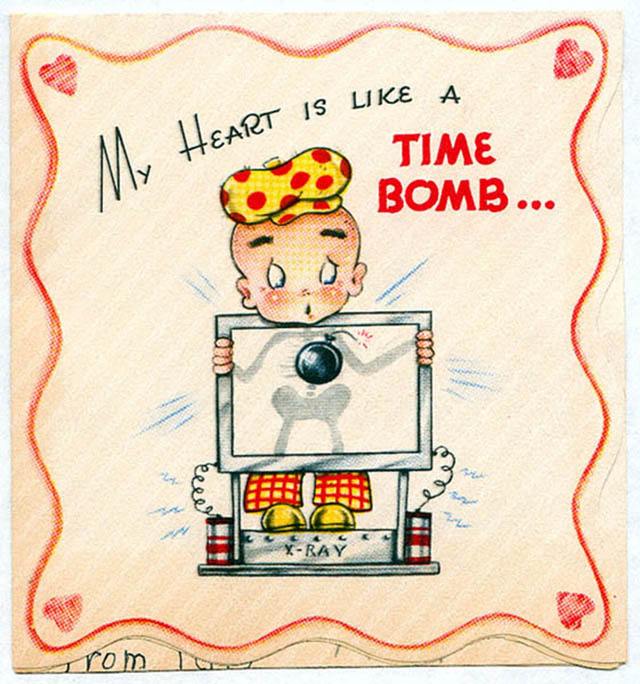 Vintage Valentine's Weird Cards