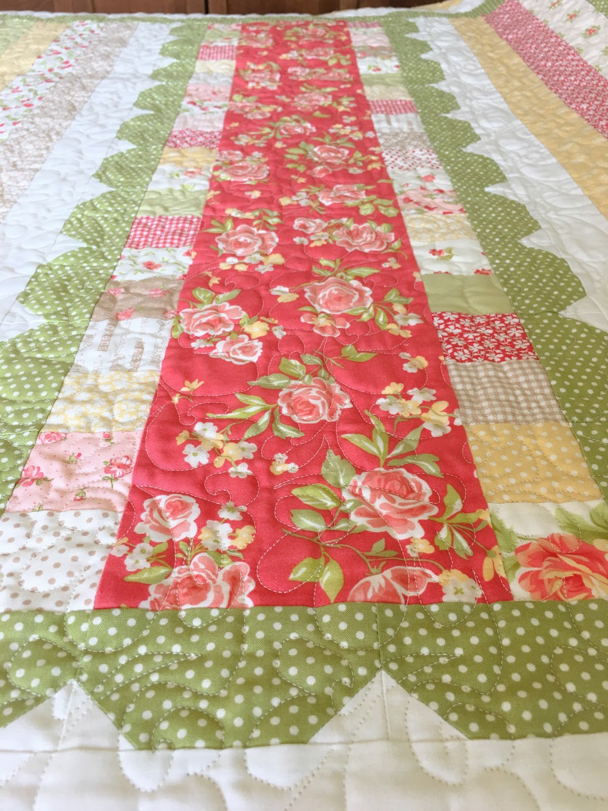 Carried Away Quilting New Pattern Sweetly Scalloped