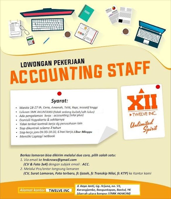Lowongan Kerja Akuntansi Smk
