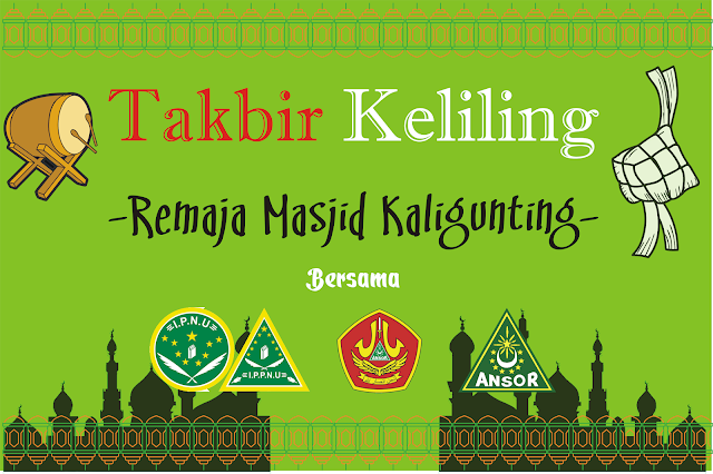 Banner Takbir Keliling 1439 H / 2018 M