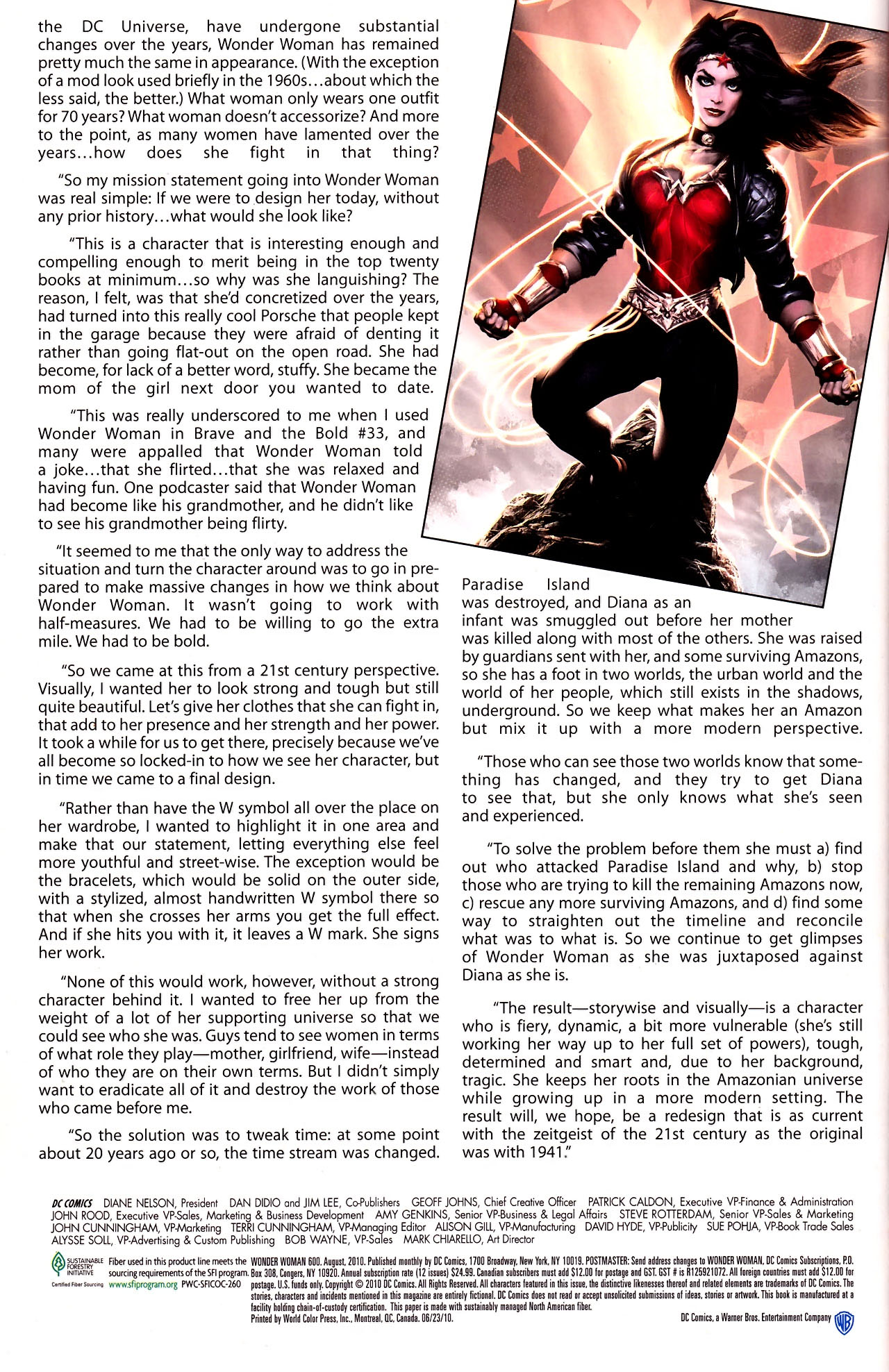 Read online Wonder Woman (1942) comic -  Issue #600 - 52
