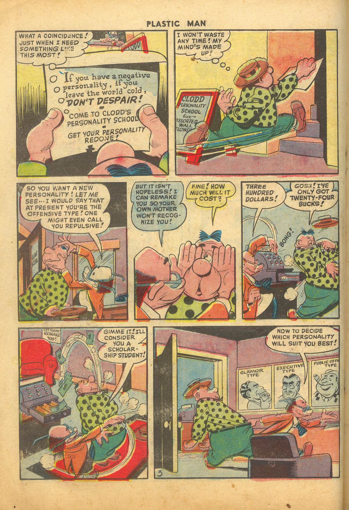 Read online Plastic Man (1943) comic -  Issue #20 - 18