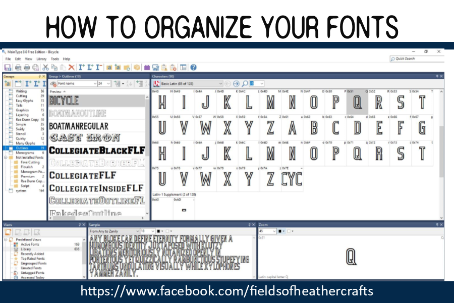 Download Free How To Manage Organize All Of Those Great Fonts PSD Mockup Template